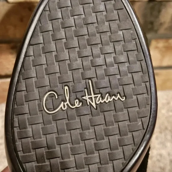 Cole Haan Calf Hair Clogs Mules Dark Brown Wmns Sz 9.5 - Picture 13 of 16